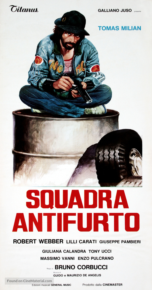 Squadra antifurto - Italian Movie Poster