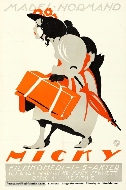 Mickey - Swedish Movie Poster