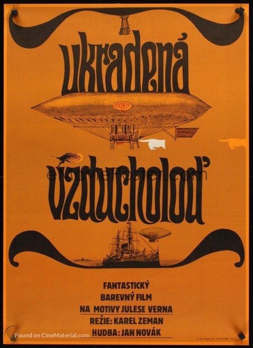 Ukraden&aacute; vzducholod - Czech Movie Poster