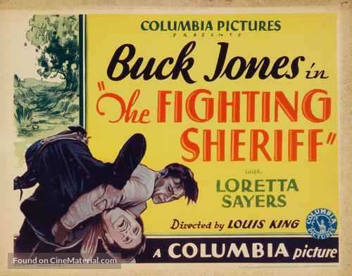 The Fighting Sheriff - Movie Poster