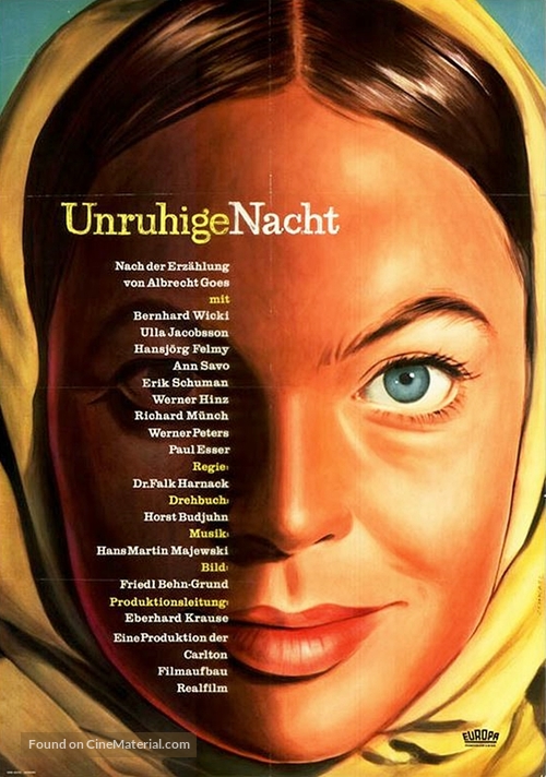 Unruhige Nacht - German Movie Poster