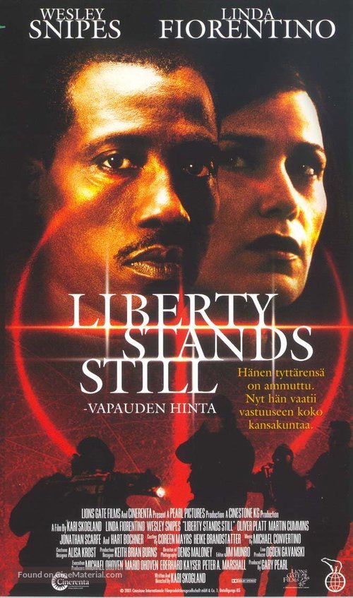 Liberty Stands Still - Finnish VHS movie cover