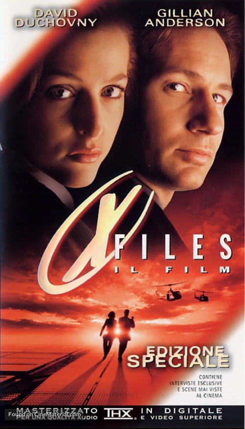 The X Files - Italian VHS movie cover