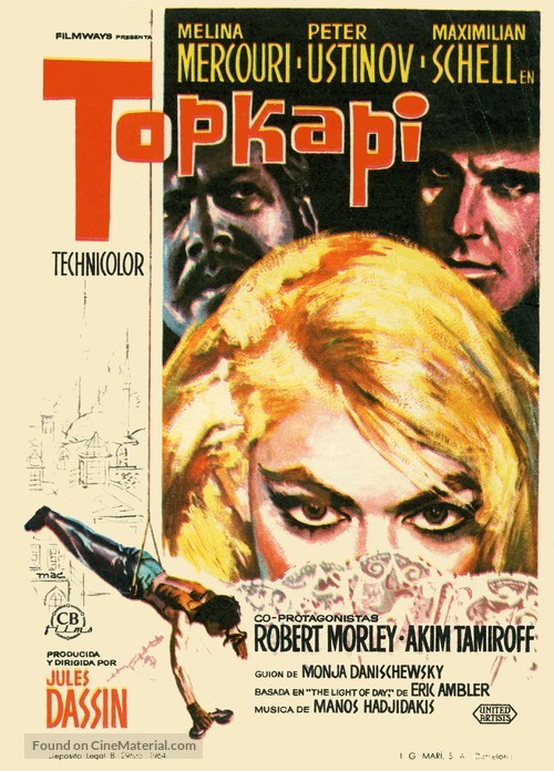 Topkapi - Spanish Movie Poster