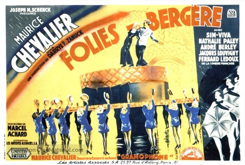 L&#039;homme des Folies Berg&egrave;re - French Movie Poster