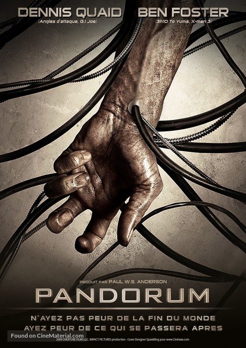 Pandorum - French Movie Poster