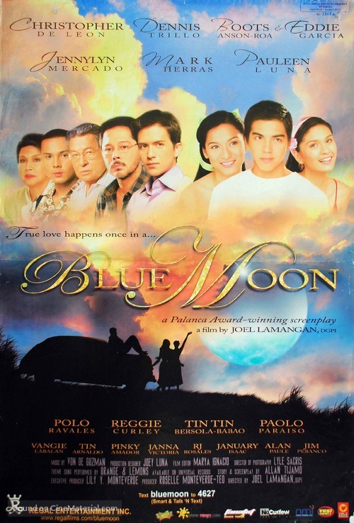 Blue Moon - Philippine Movie Poster