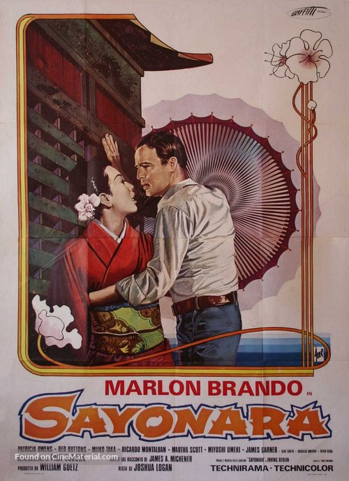 Sayonara - Italian Movie Poster