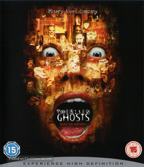 Thir13en Ghosts - British Blu-Ray movie cover