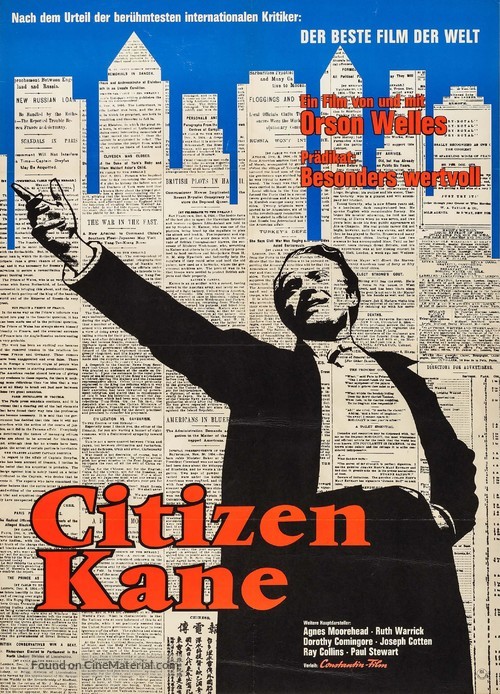 Citizen Kane - German Re-release movie poster