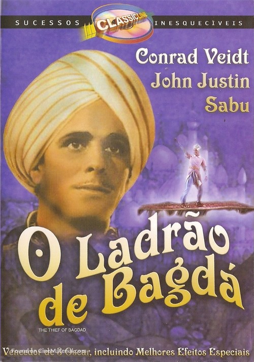 The Thief of Bagdad - Brazilian Movie Cover