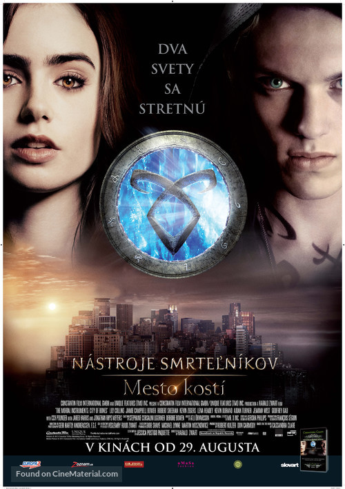 The Mortal Instruments: City of Bones - Slovak Movie Poster