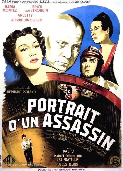 Portrait d&#039;un assassin - French Movie Poster