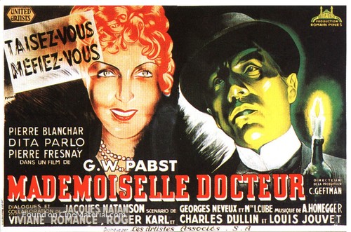 Mademoiselle Docteur - French Movie Poster