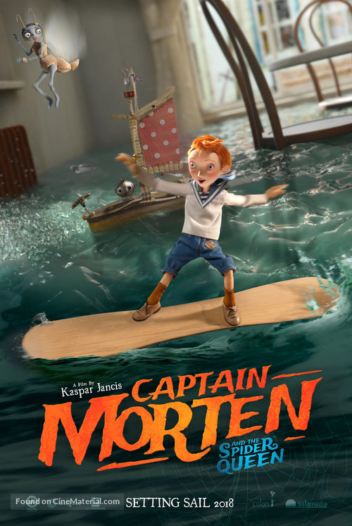 Captain Morten and the Spider Queen - German Movie Poster