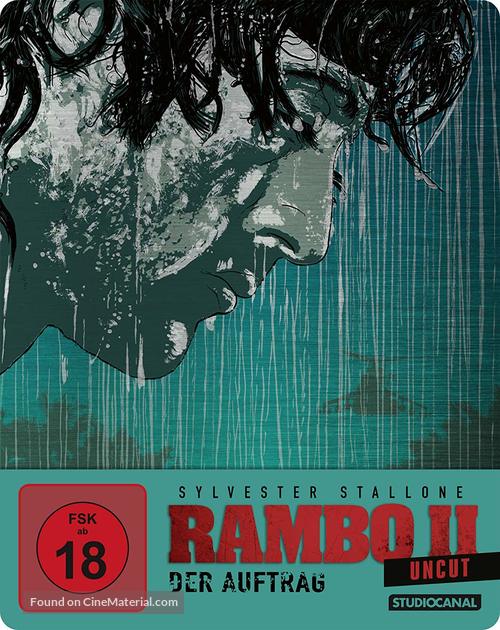 Rambo: First Blood Part II - German Movie Cover