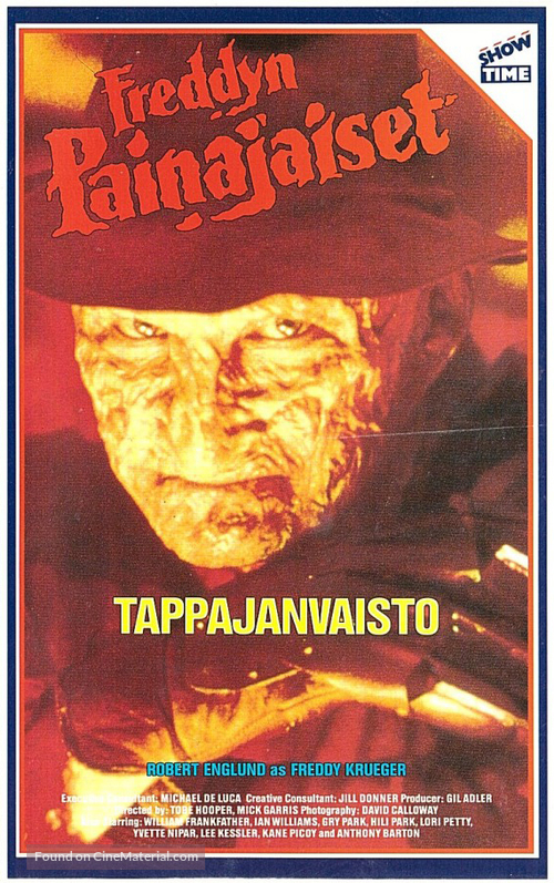 &quot;Freddy&#039;s Nightmares&quot; - Finnish VHS movie cover