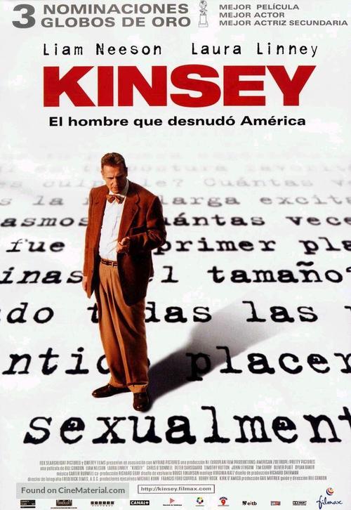 Kinsey - Spanish poster