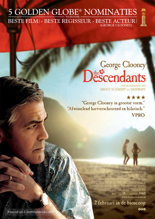 The Descendants - Dutch Movie Poster