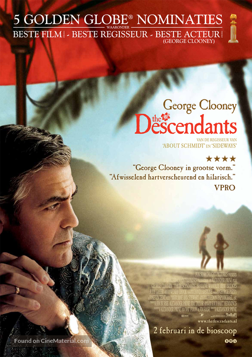 The Descendants - Dutch Movie Poster