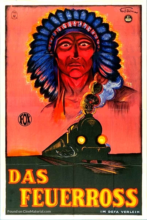 The Iron Horse - German Movie Poster