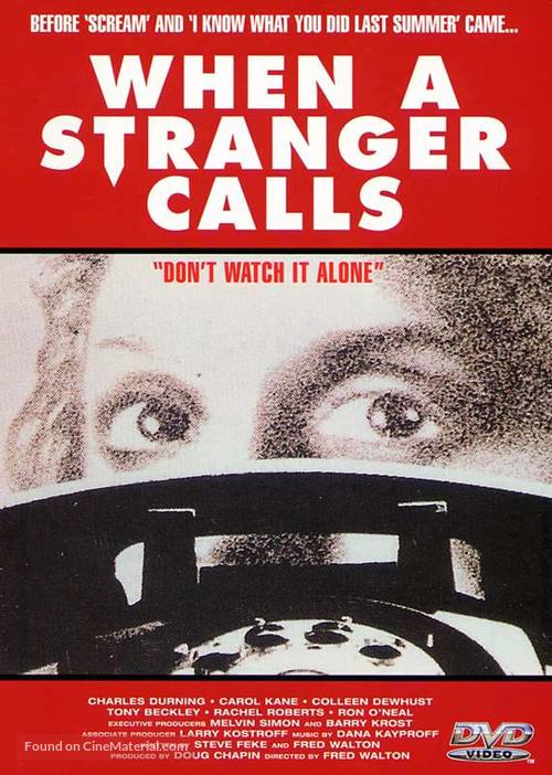 When a Stranger Calls - British Movie Cover