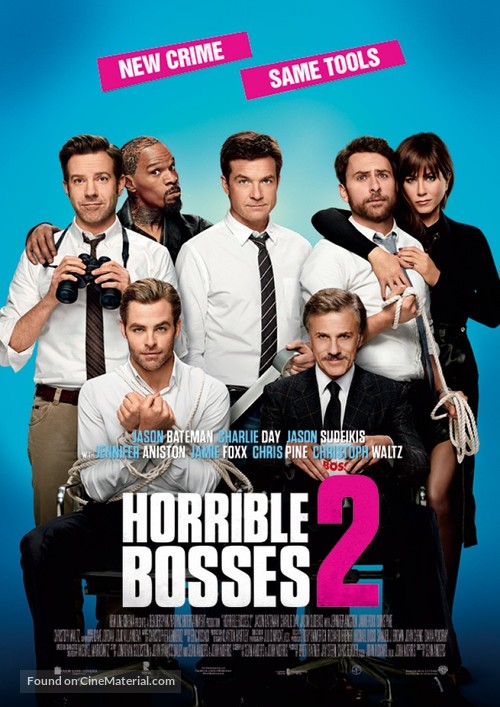 Horrible Bosses 2 - Norwegian Movie Poster