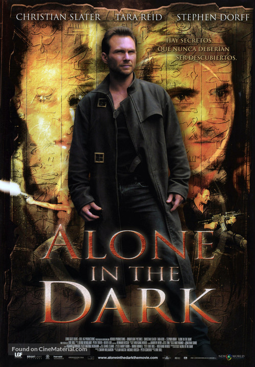 Alone in the Dark - Spanish Movie Poster