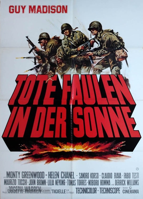 Un posto all&#039;inferno - German Movie Poster