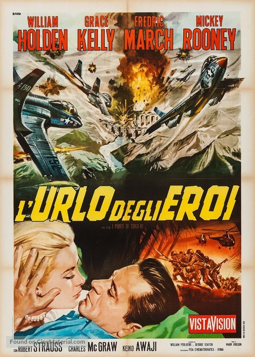 The Bridges at Toko-Ri - Italian Movie Poster