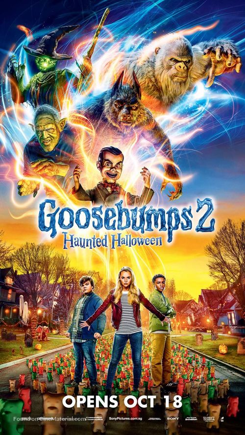 Goosebumps 2: Haunted Halloween - Singaporean Movie Poster