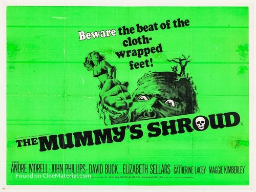 The Mummy&#039;s Shroud - British Movie Poster