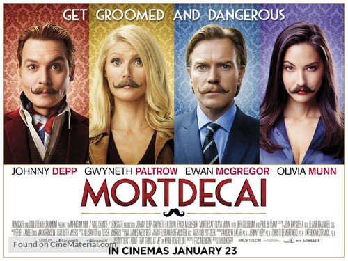 Mortdecai - British Movie Poster