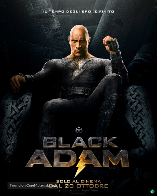 Black Adam - Italian Movie Poster