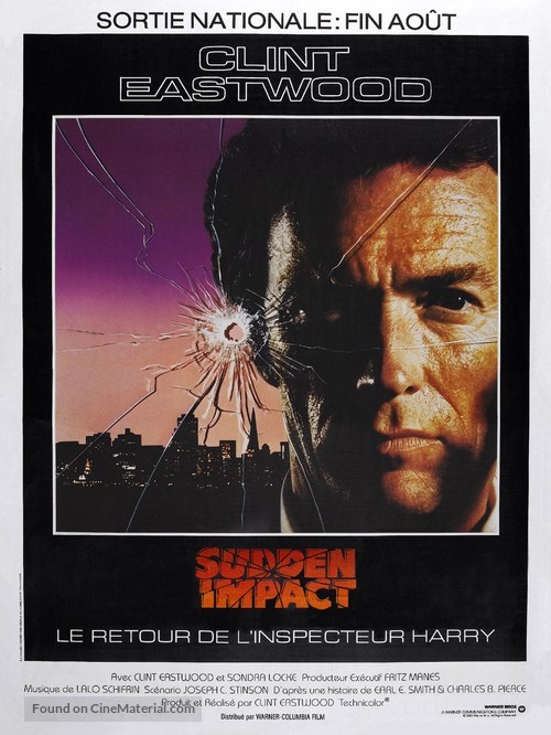 Sudden Impact - French Movie Poster