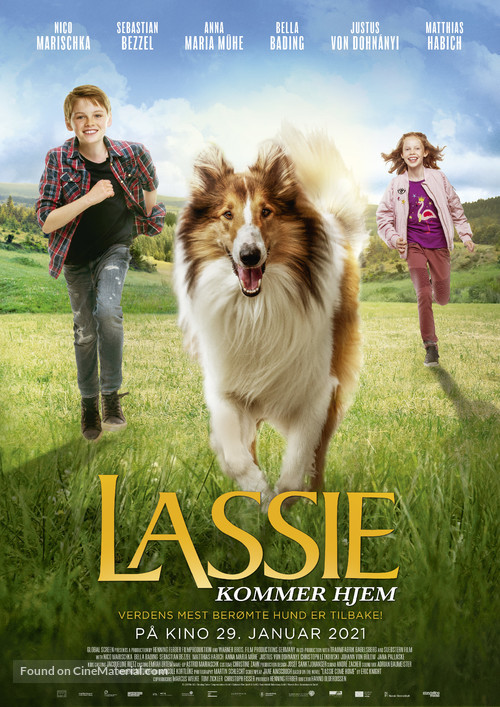 Lassie - Eine abenteuerliche Reise - Danish Movie Poster