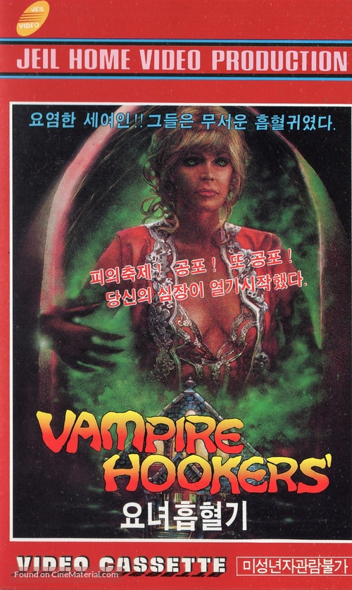 Vampire Hookers - South Korean VHS movie cover