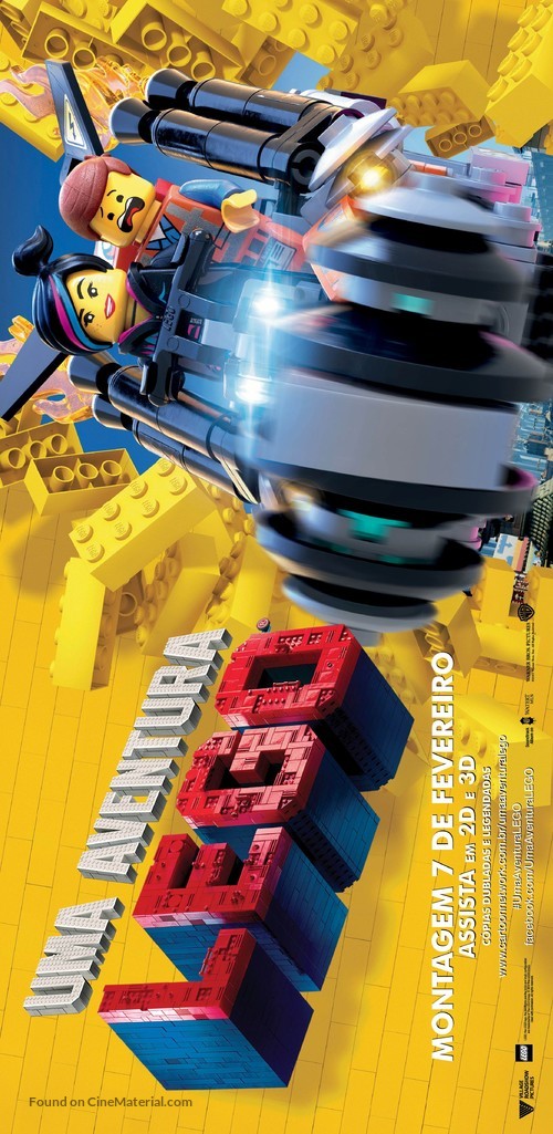 The Lego Movie - Brazilian Movie Poster