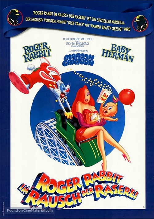 Roller Coaster Rabbit - German Movie Poster
