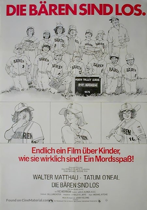 The Bad News Bears - German Movie Poster