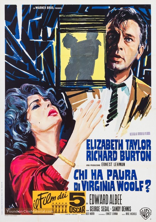 Who&#039;s Afraid of Virginia Woolf? - Italian Movie Poster