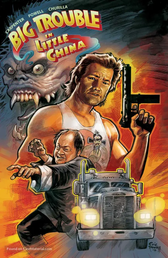 Big Trouble In Little China 1986 Movie Poster Big Trouble In Little China 1986 Movie Poster
