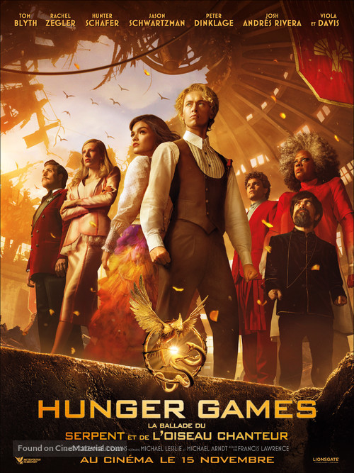 The Hunger Games: The Ballad of Songbirds and Snakes - French Movie Poster