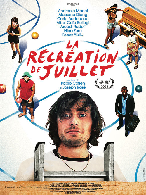 La r&eacute;cr&eacute;ation de juillet - French Movie Poster