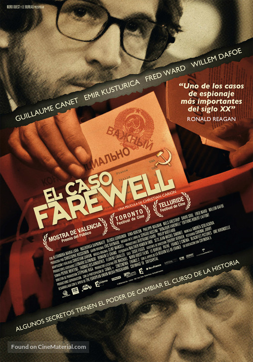 L&#039;affaire Farewell - Spanish Movie Poster