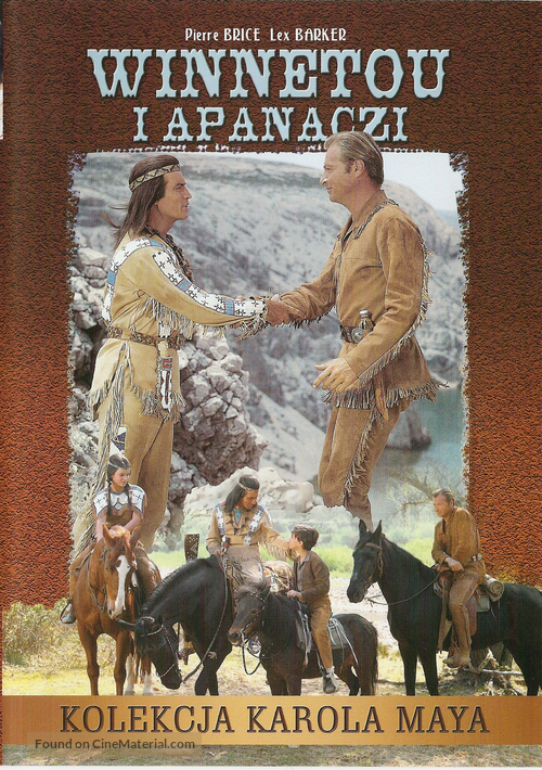 Winnetou und das Halbblut Apanatschi - Polish DVD movie cover