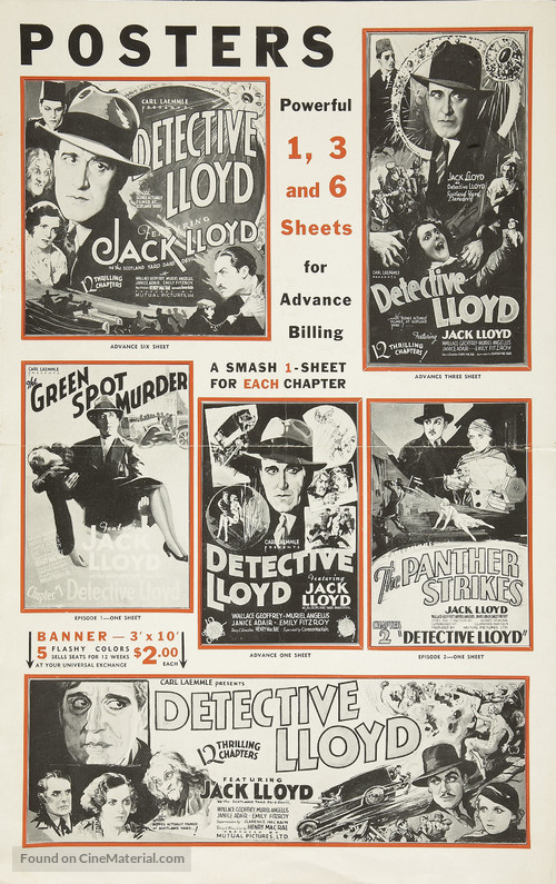 Lloyd of the C.I.D. - poster