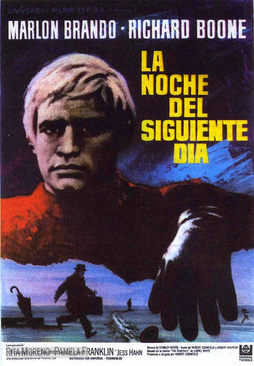 The Night of the Following Day - Spanish Movie Poster