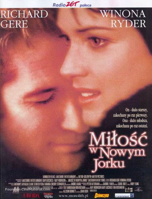 Autumn in New York - Polish Movie Poster