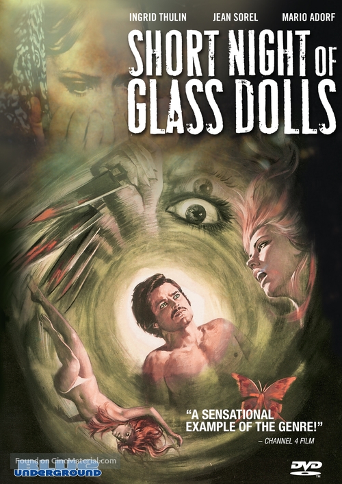 La corta notte delle bambole di vetro - DVD movie cover
